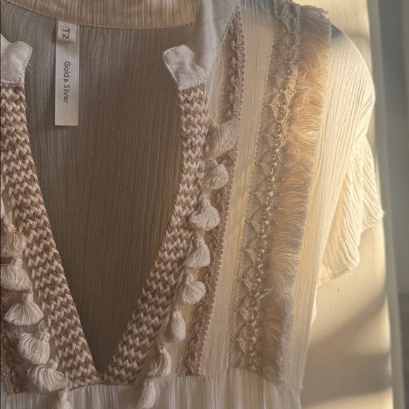 Gauze bohemian dress bought in France. - Picture 6 of 7